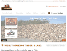 Tablet Screenshot of hardwoodproducts.com